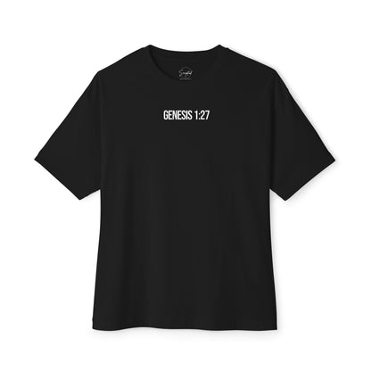 GENESIS 1:27 MADE IN THE IMAGE OVERSIZED TEE