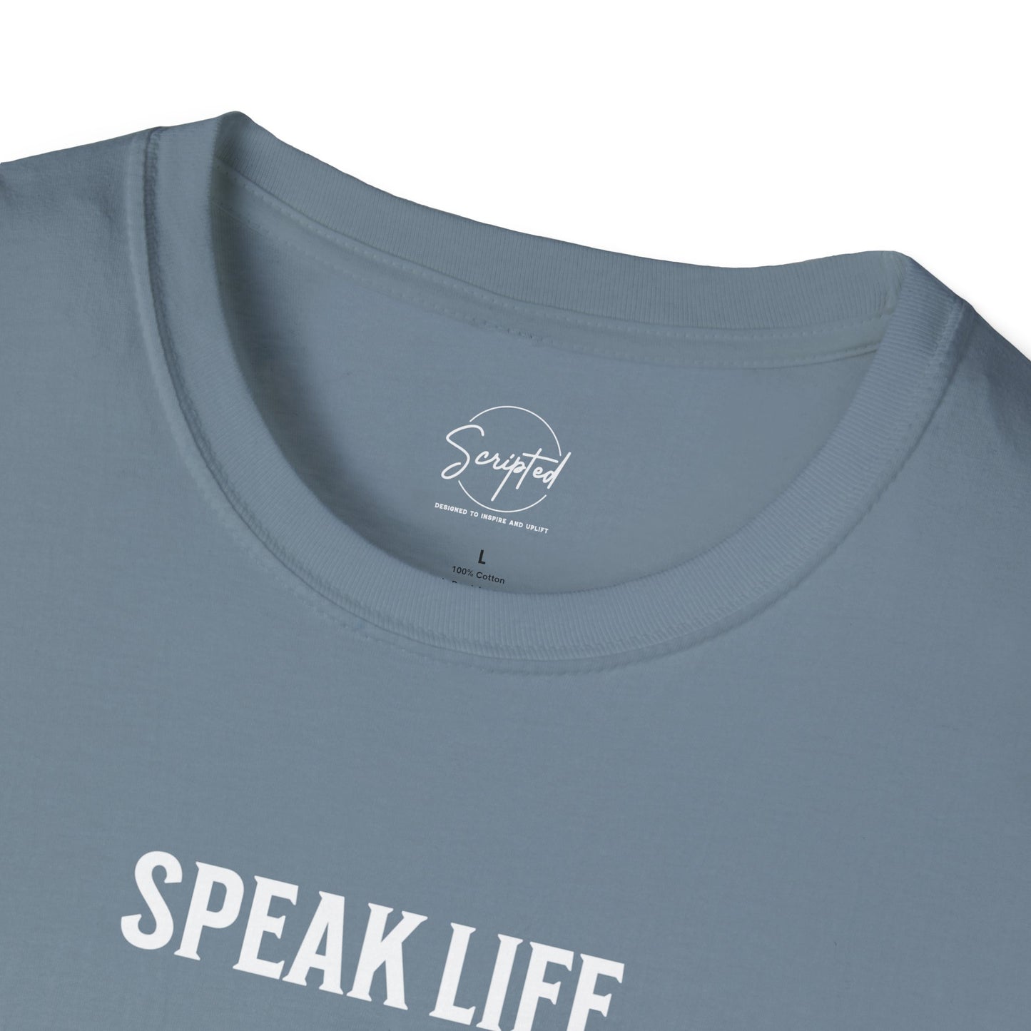 SPEAK LIFE. SOFT TEE