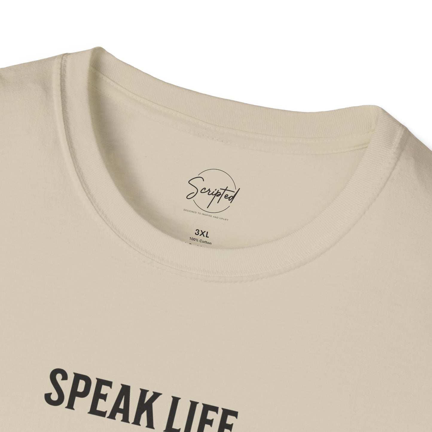 SPEAK LIFE. SOFT TEE