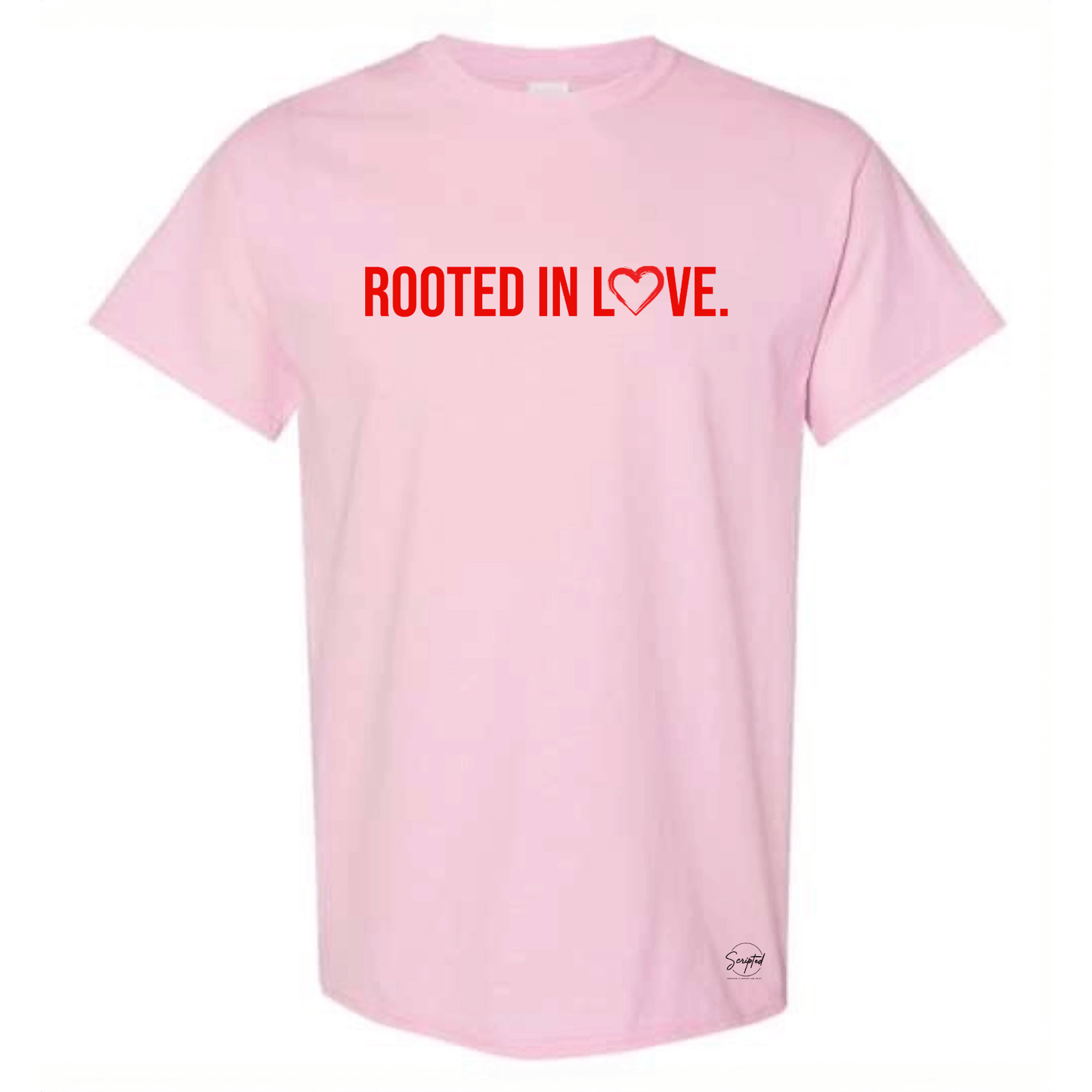 ROOTED IN LOVE. TEE